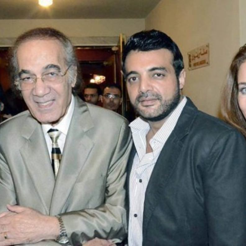 محمود ياسين وأسرته