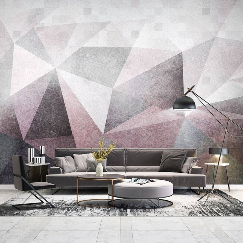 ورق جدران 2021 يعتمد الخطوط الهندسية