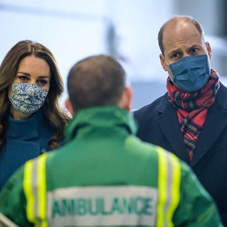  للأمير وليام وزوجته كيت ميدلتون خلال زيارتهما إلى إسكتلندا