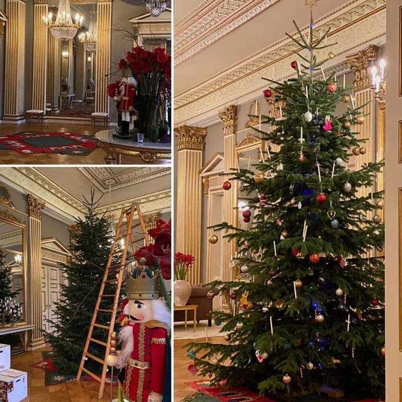 ديكور أعياد الميلاد للعائلة المالكة الدنماركية