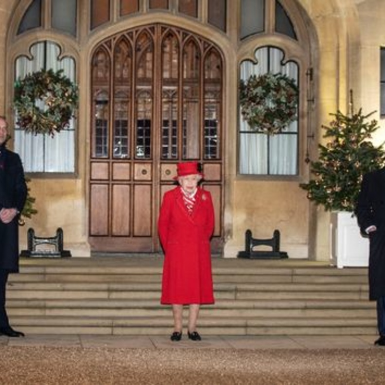 اجتماع العائلة البريطانية المالكة في وندسور