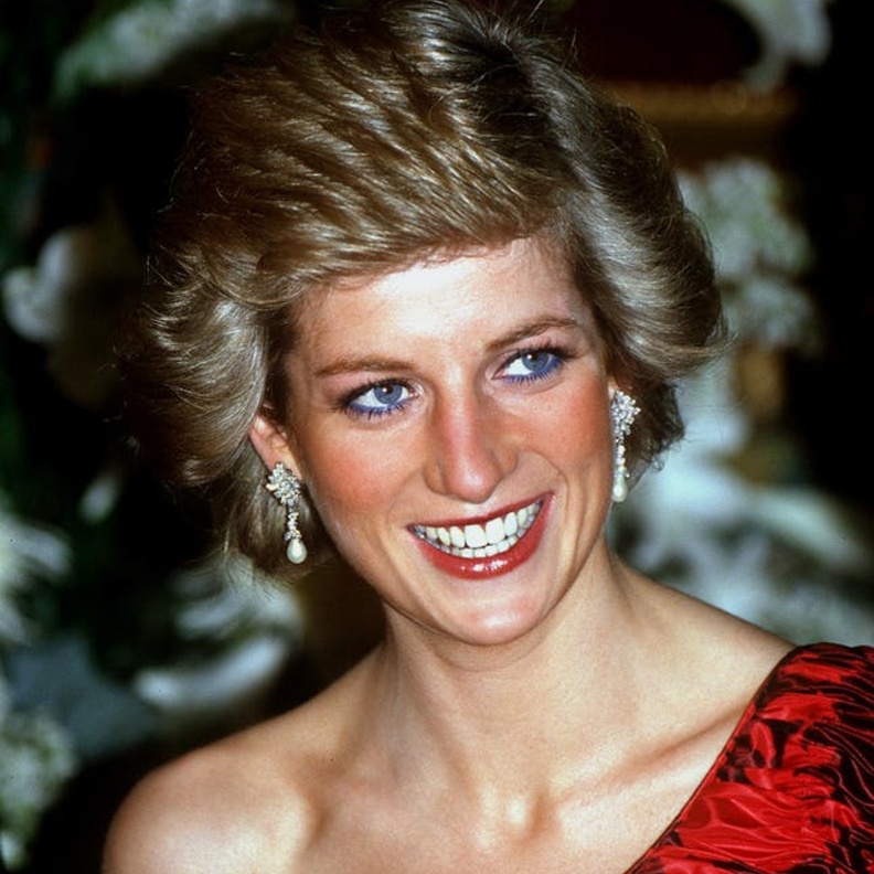 الأميرة ديانا عاشقة للكحل الأزرق