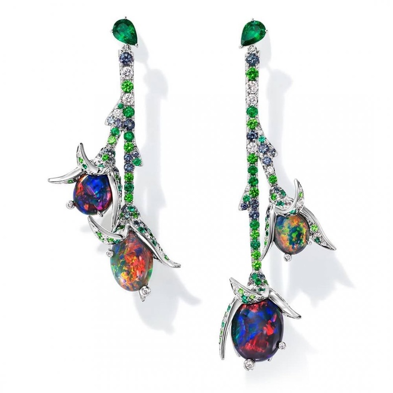  أقراط Jardin de Rose من ماركة تاساكي Tasaki