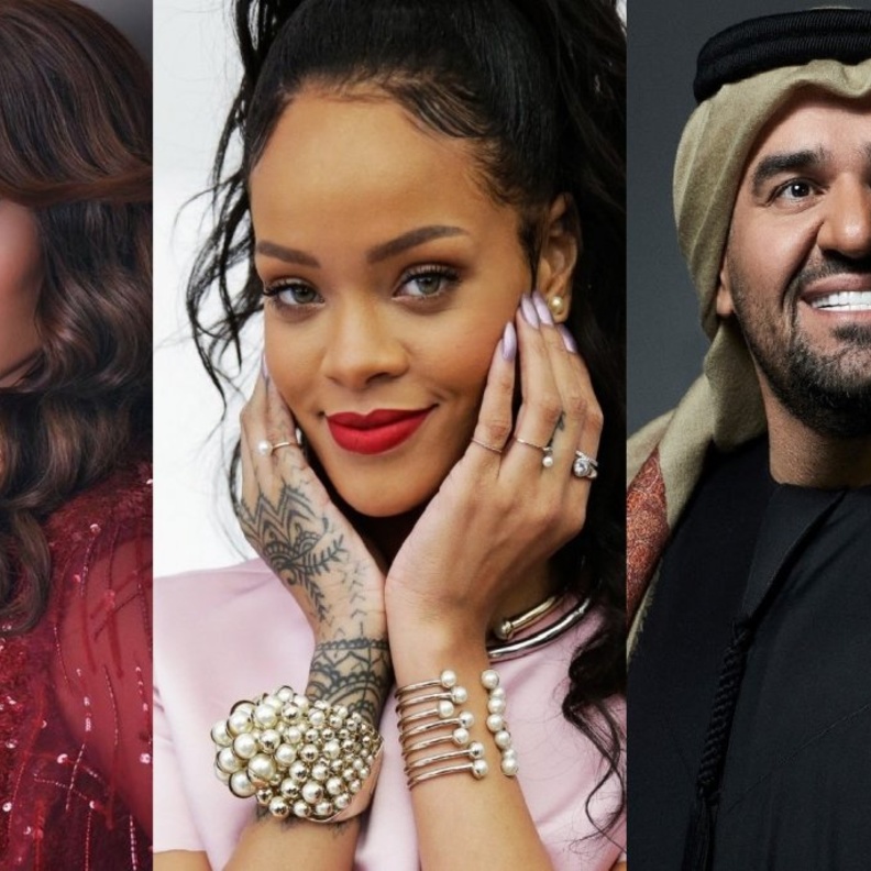 ريهانا وحسين الجسمي وأصالة