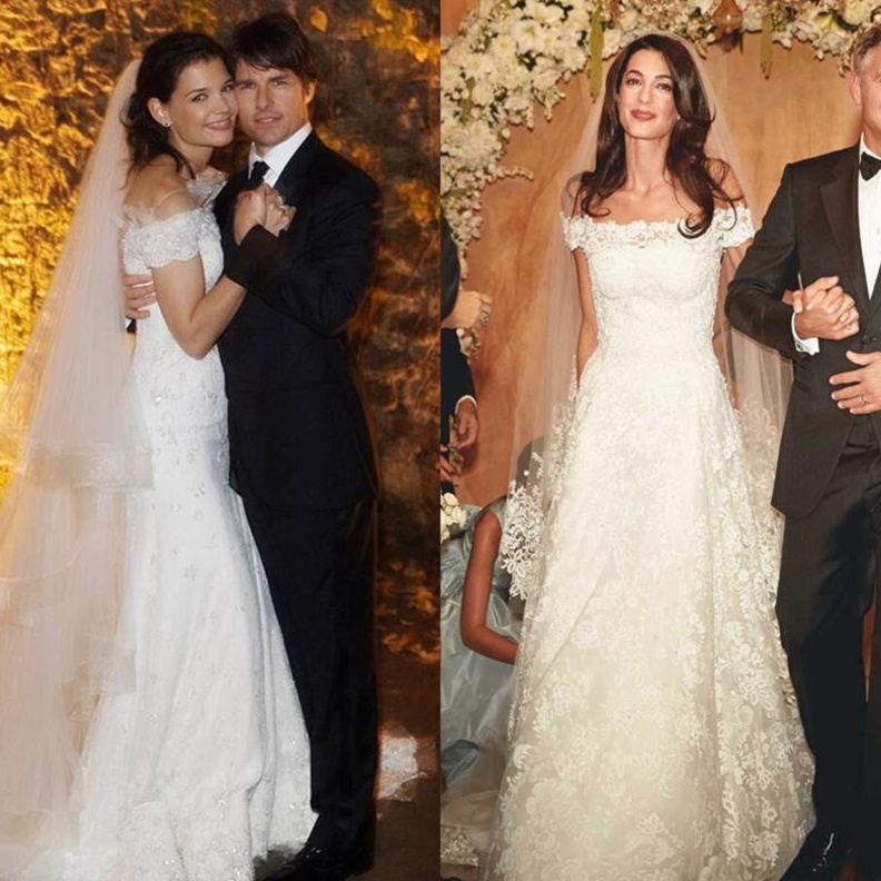  كيتي هولمز وأمل كلوني