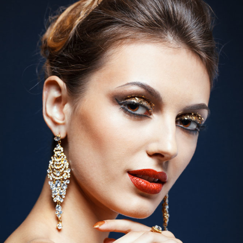 مكياج عصري براق