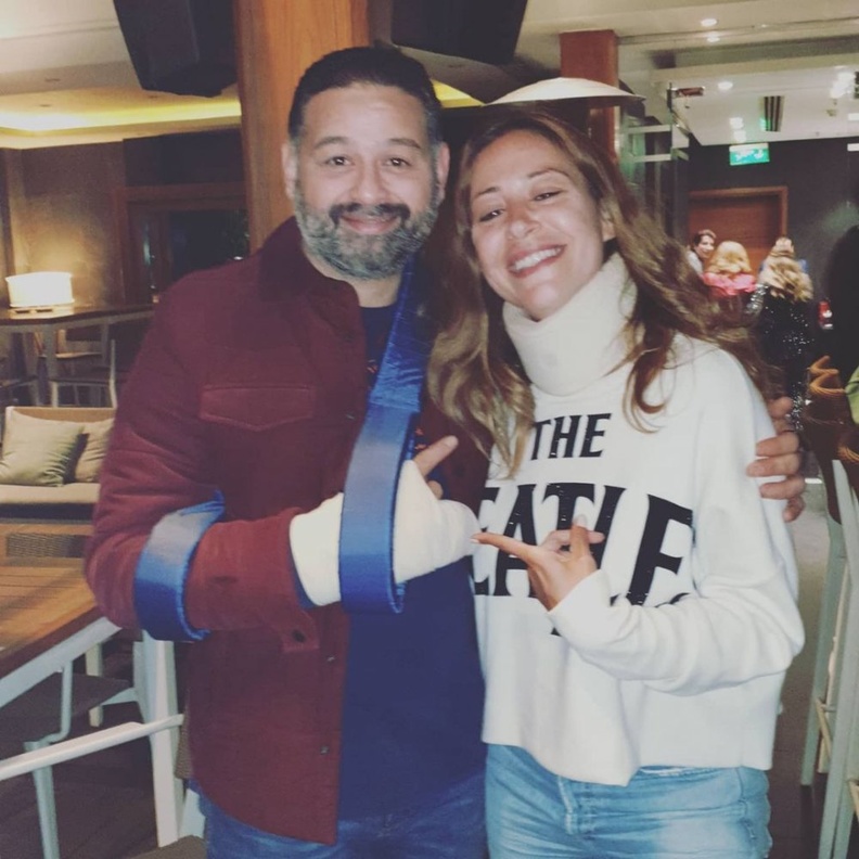 منة شلبي وامير شاهين