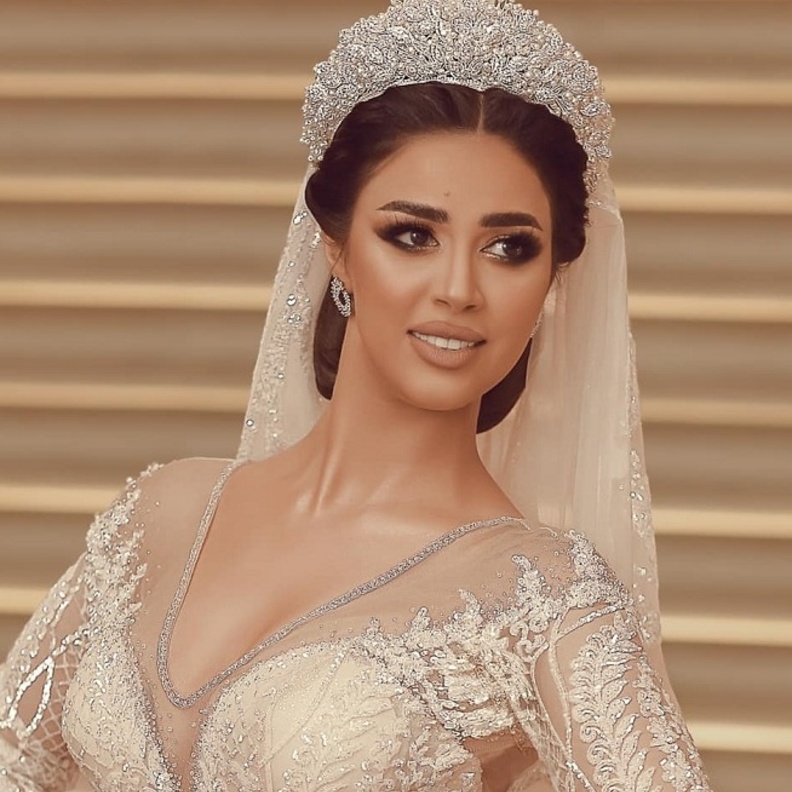 رنا سماحة في حفل زفافها 2020