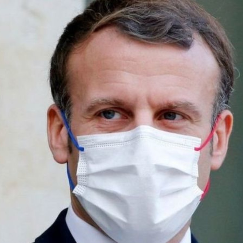 إصابة رئيس فرنسا ماكرون بفيروس كورونا