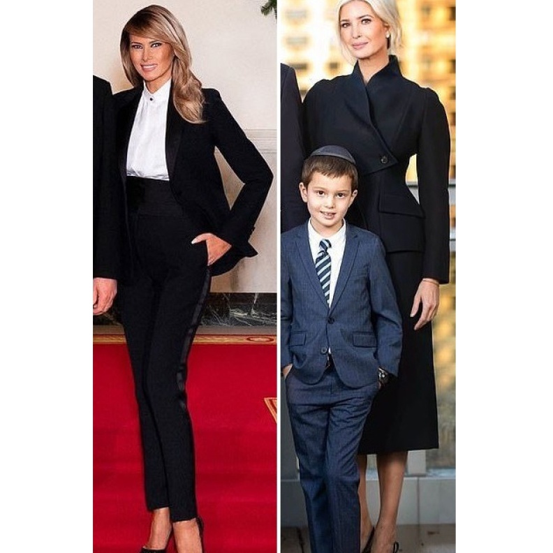 صور اطلالة ميلانيا وايفانكا ترامب تحتفلان بنهاية العام بكل اناقة من تفوقت