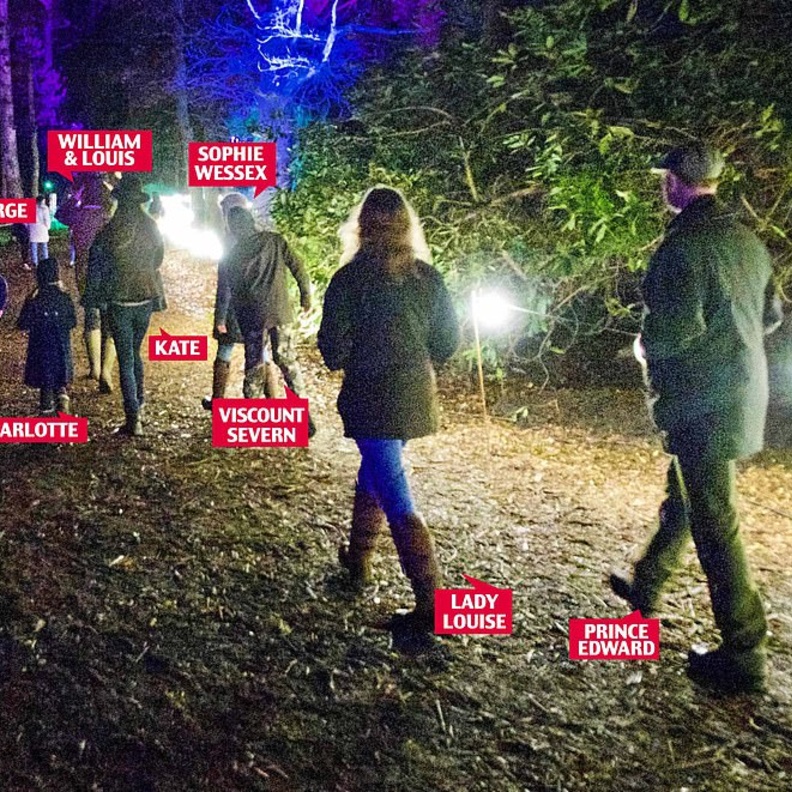 عائلة كمبريدج وعائلة وسكس على مسار Luminate 