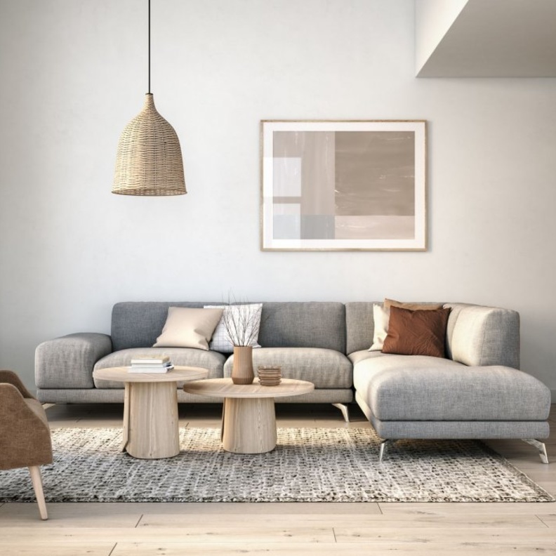  الألوان الترابية لديكورات غرف معيشة مريحة