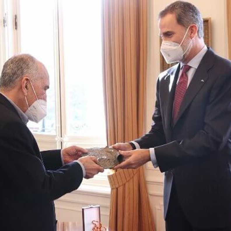 ملك وملكة إسبانيا في حفل جائزة Cervantes Prize