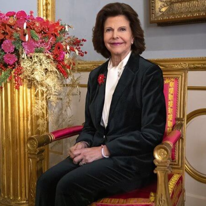 ملكة السويد تحتفل بعيد ميلادها السابع والسبعين