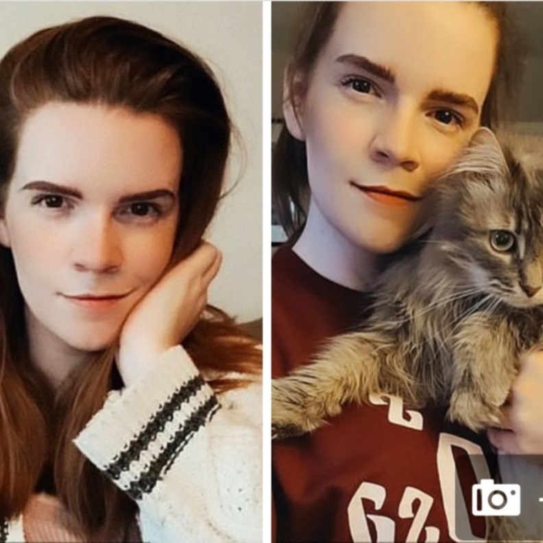 إيما واتسون و شبيهتها كاري