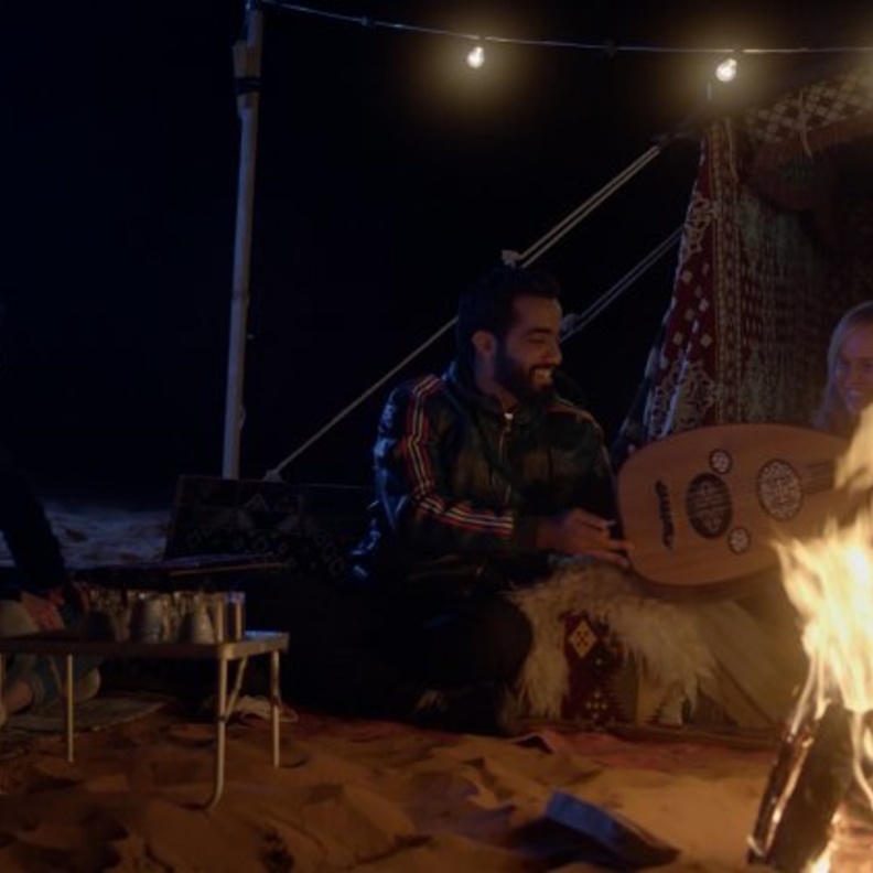 التمتع بجمال النجوم في الليل أحد التجارب الممتعة بالصحراء- المصدر وكالة الأنباء السعودية