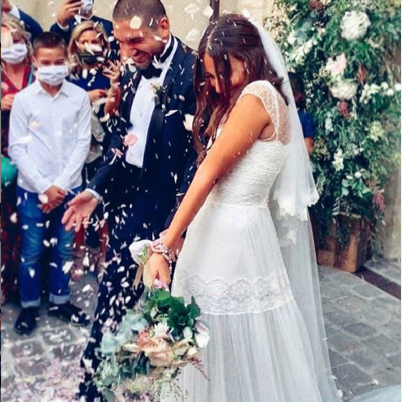 هبة طوجي في حفل زفافها