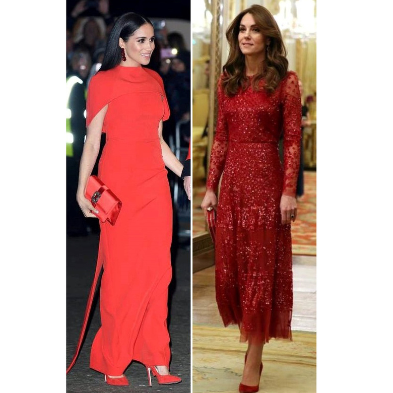 أجمل اطلالات كيت ميدلتون وميغان ماركل الملكية وغيرهما عام 2020