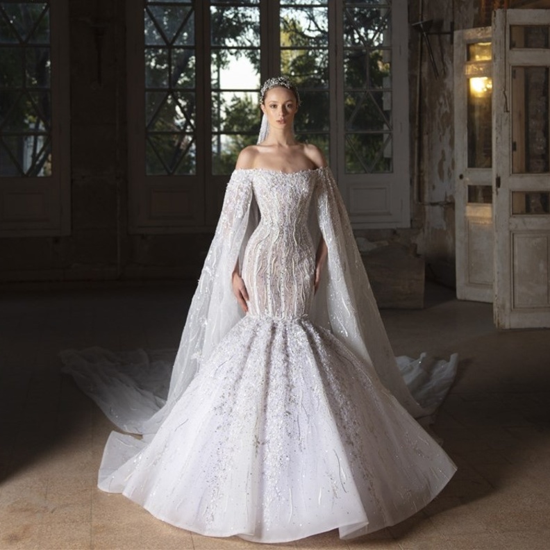 احدث موديلات فساتين زفاف من رامي قاضي