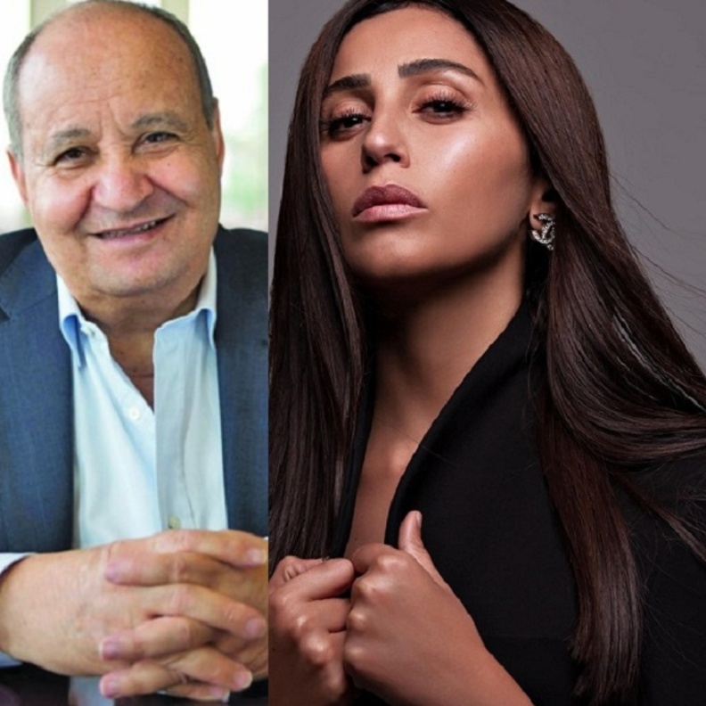 وحيد حامد ودينا الشربيني