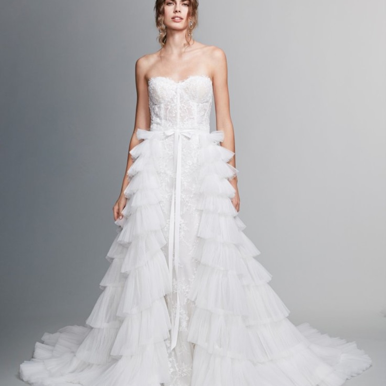  موديلات فساتين زفاف كورسيه من marchesa