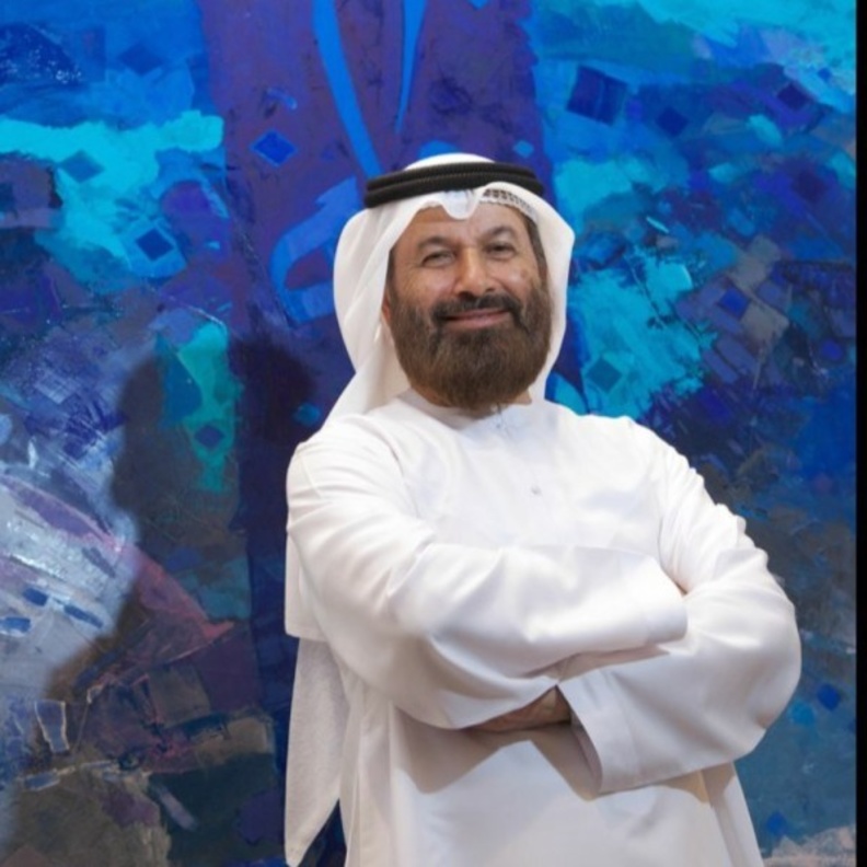الفنان التشكيلي الإماراتي عبد القادر الريس إبداع وفن لا ينضب -  المصدر صفحة الفنان  