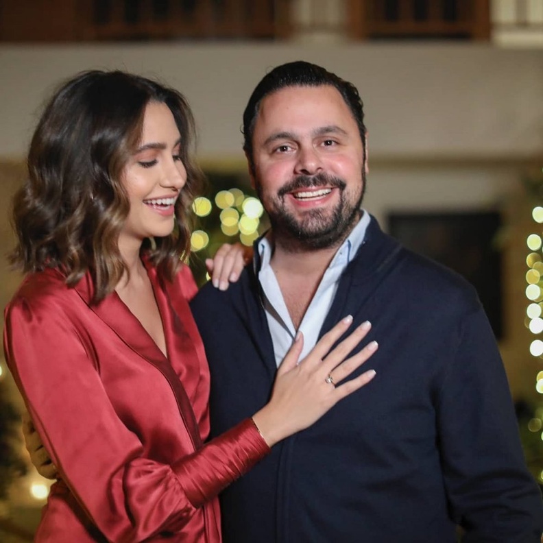 ابن جورج وسوف وخطيبته