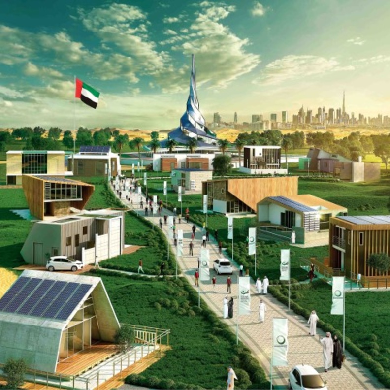 مجمع محمد بن راشد آل مكتوم للطاقة الشمسية نموذج مميز لريادة الإمارات - المصدر وكالة أنباء الإمارات