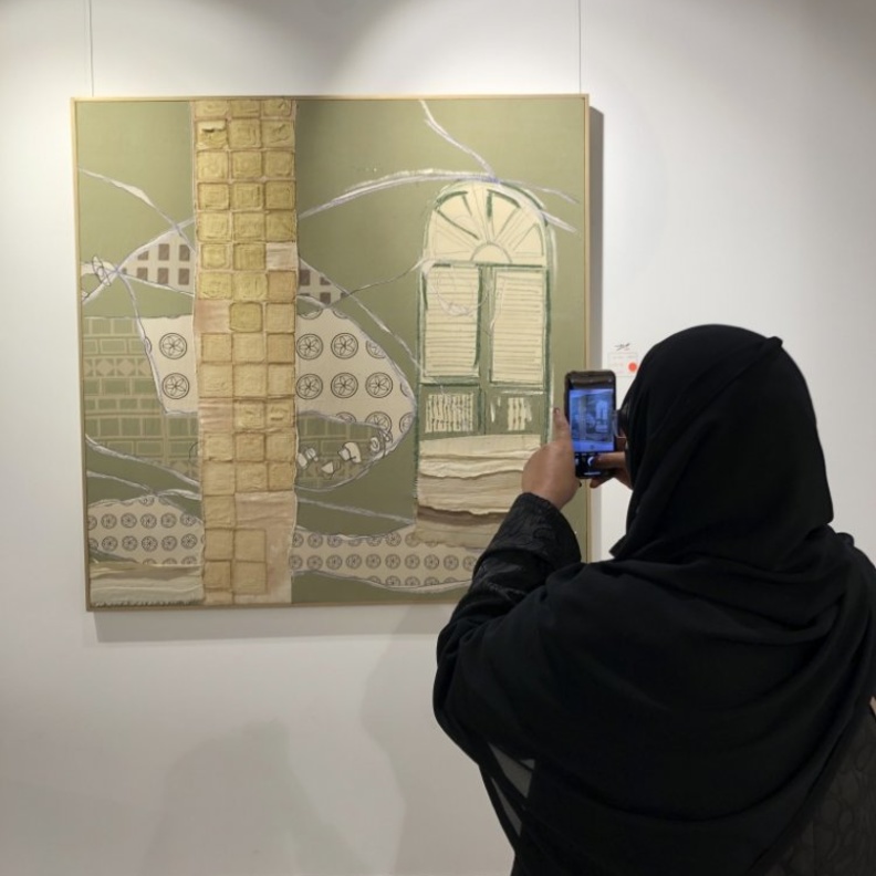 معرض الفنانة التشكيلية الهنوف اللعبون