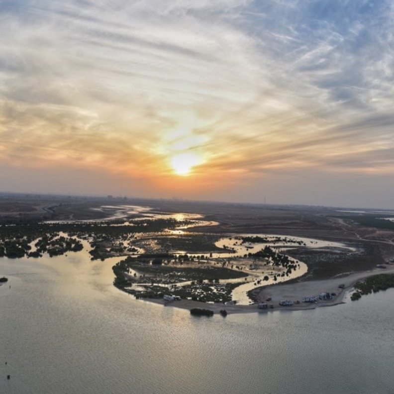 الرمال الذهبية وتجربة لا تضاهى على شاطئ القرم الساحر - المصدر وكالة أنباء الإمارات 