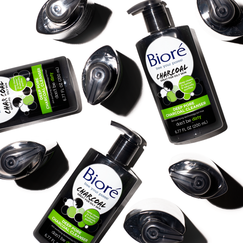 BIORÉ DEEP PORE CHARCOAL CLEANSER  الحل لبشرة مثالية