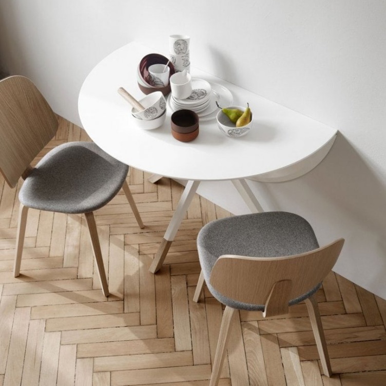 تصميم طاولة طعام للمساحات الصغيرة