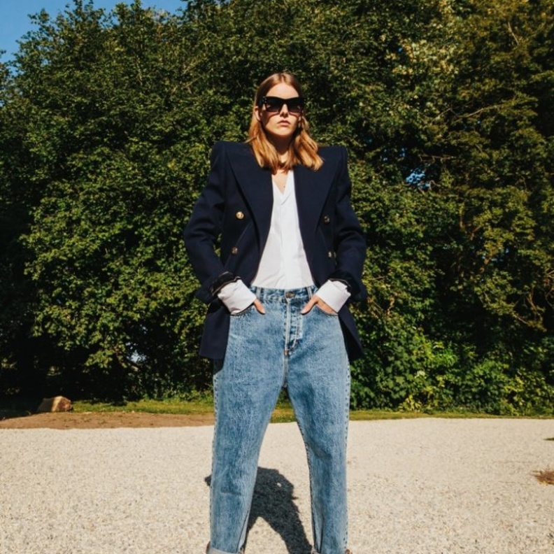 بليزر اوفر سايز من Balmain 