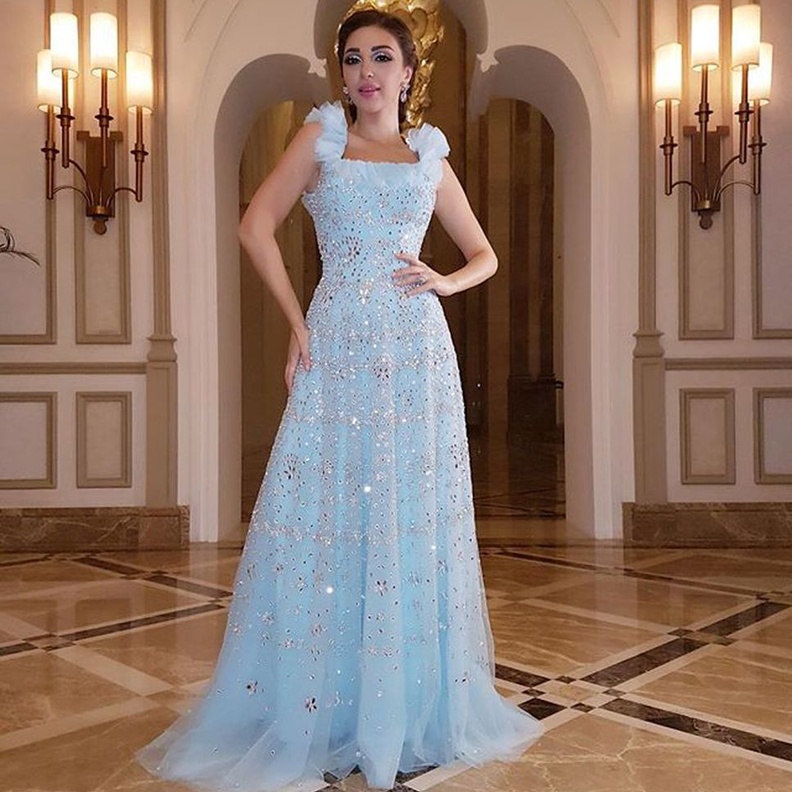 فساتين بيبي بلو للخطوبة من رامي قاضي