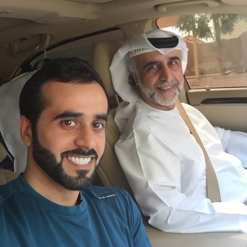 حبيب غلوم ونجله