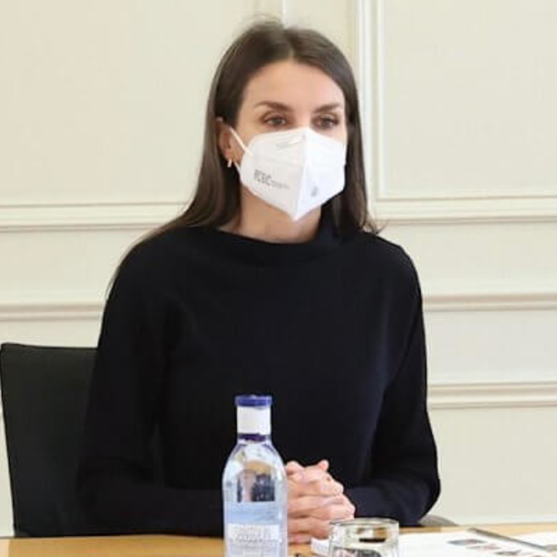 الملكة ليتيزيا في اجتماع عمل مع مؤسسة للتشجيع على استخدام التكنولوجيا