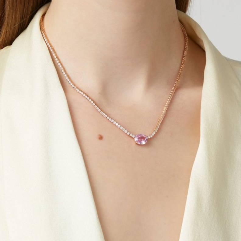 عقود الماس التنس تمنحك أنوثة راقية