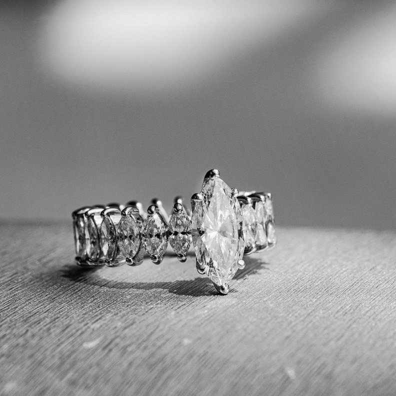  خواتم زفاف للعروس من تصميم حمدة عبد الله