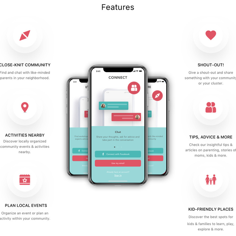  تطبيق Cloudhoods يسمح للأمهات بالتواصل المباشر من خلال منصة التطبيق الإلكترونية