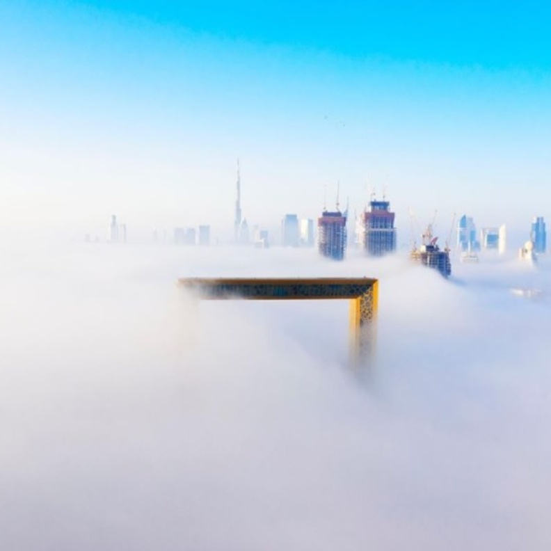 صورة ساحرة لبرواز دبي