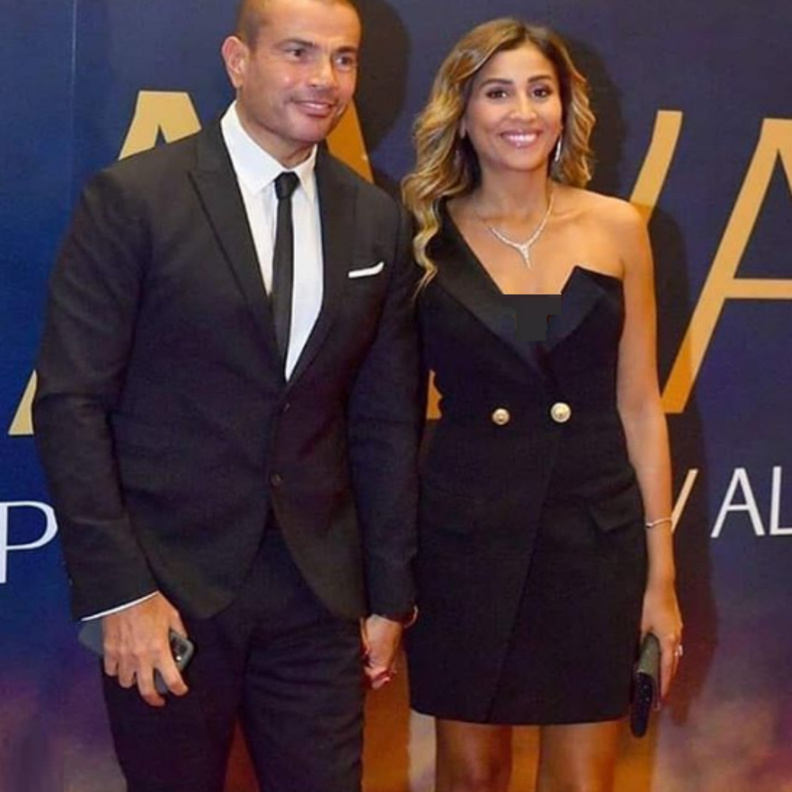 عمرو دياب ودينا الشربيني