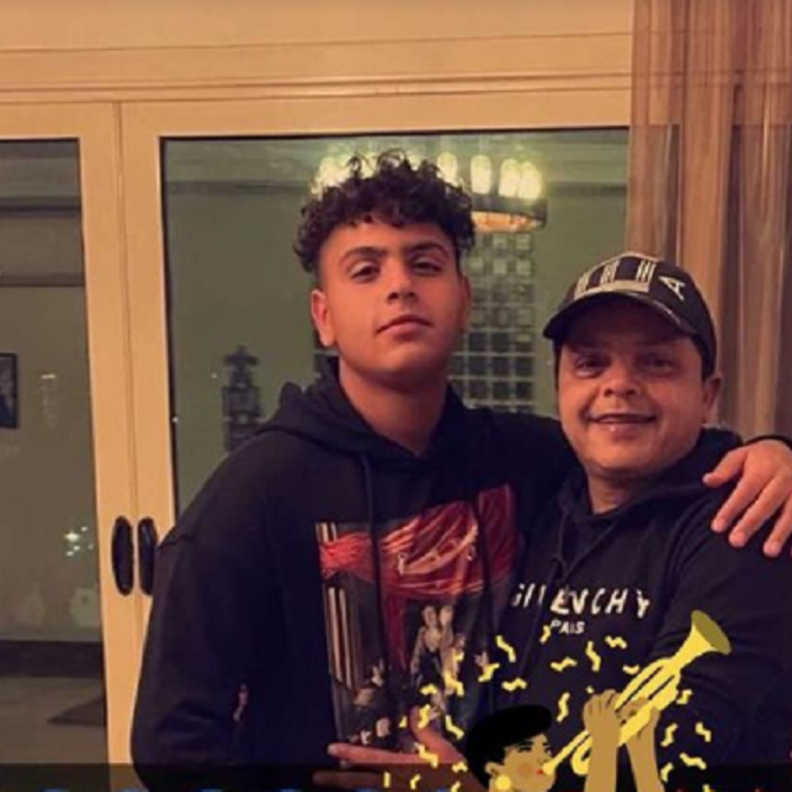 محمد هنيدي وابنه