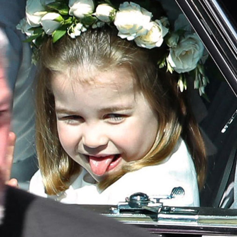  عندما أخرجت الأميرة شارلوت Princess Charlotte لسانها