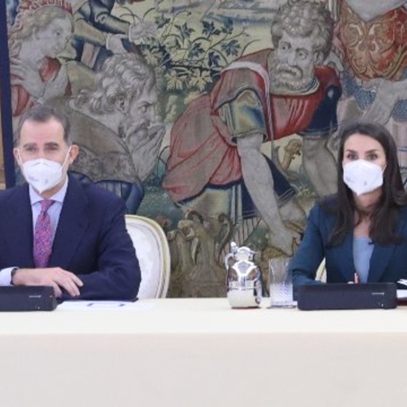 ملك وملكة إسبانيا يشاركان في اجتماع مجلس إدارة مؤسسة أميرة جيرونا