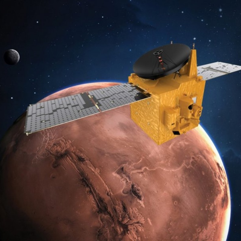 3 ساعات على دخول مسبار الأمل إلى مدار الكوكب الأحمر