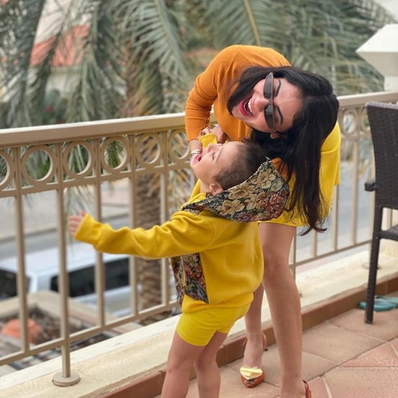 عيد ميلاد ابنة مريم حسين