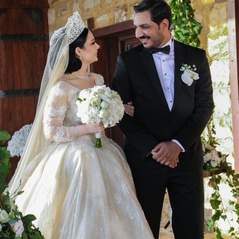 ديانا كرزون وزوجها 