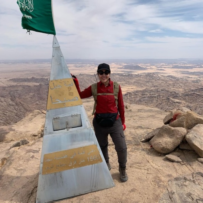 المرشدة السياحية السعودية بدور الصالح  - المصدر صفحة المرشدة بدور الصالح 