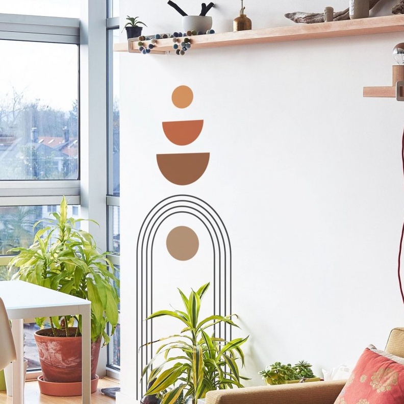  أشكال هندسية بسيطة لديكورات حوائط مودرن