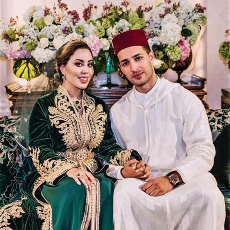 في حفل زفاف مفاجئ.. عقد قران للا نهيلة ابنة شقيقة ملك المغرب